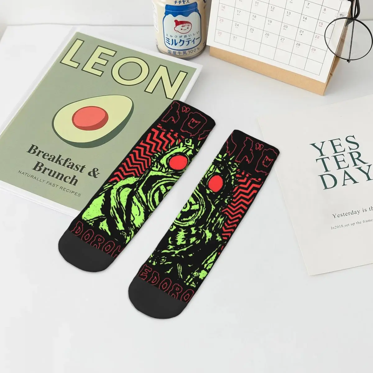 

Hip Hop Retro Crazy Men's compression Summer Socks Unisex Dorohedoro Street Style Seamless Printed Funny Crew Sock Boys Gift