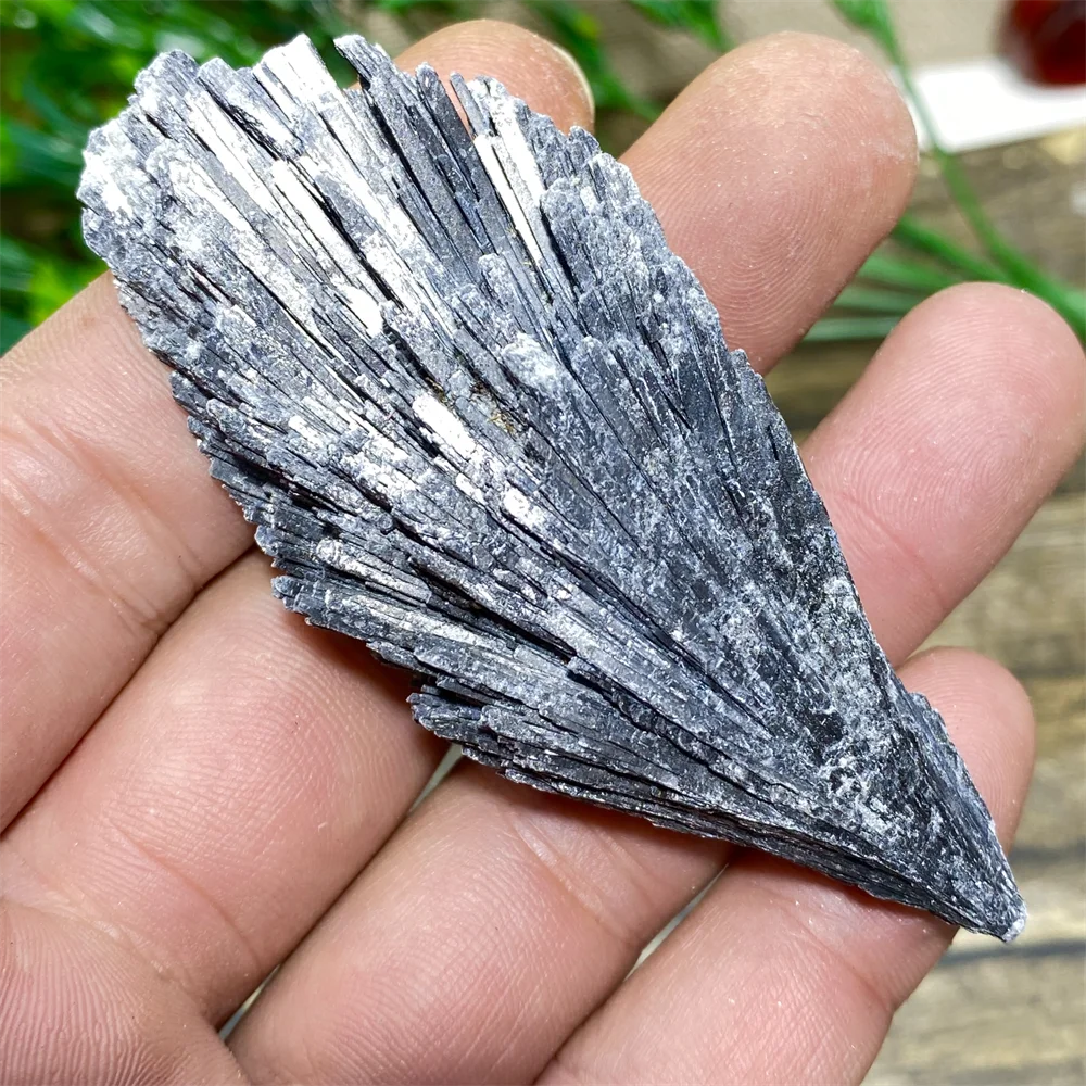 

Black Feather Tourmaline Natural Quartz Crystal Reiki Cluster Healing Stones Mineral Specimen Home Decoration Raw Gemstone