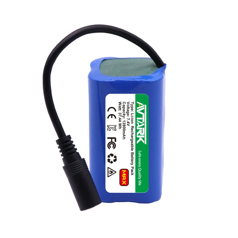 Фото Lipo аккумулятор для T188 T888 2011-5 с дистанционным управлением, эхолот, рыболовная приманка, лодка, запасные части, аксессуары для радиоуправляемых игрушек, 2S, 7,4 В, 6800 мАч. №2