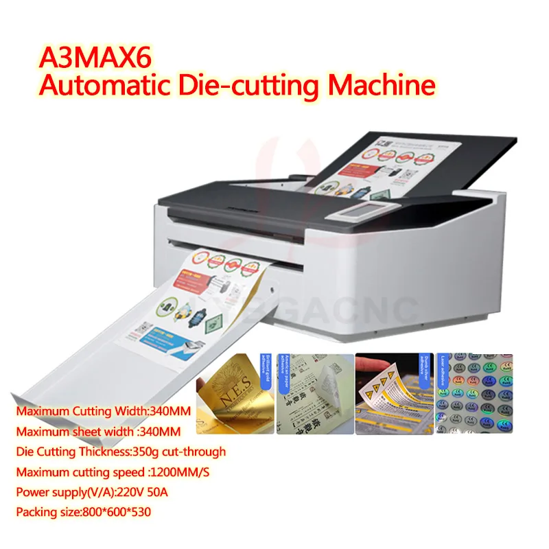 Машина для высечки сенсорных экранов A3MAX6 плоттер резки наклеек и этикеток