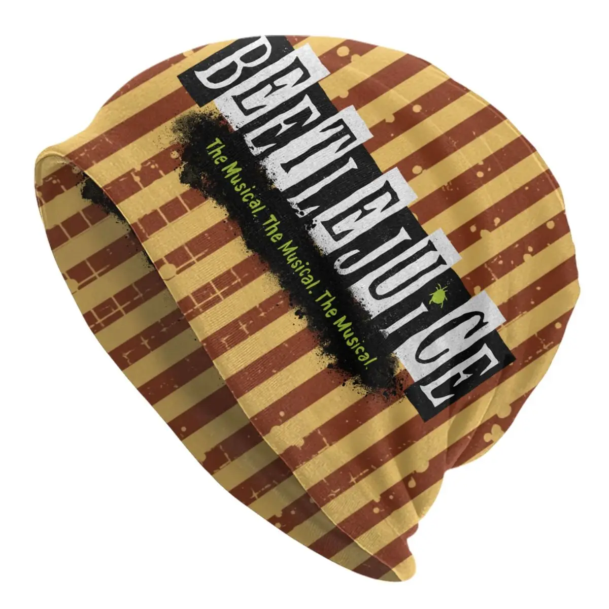 

Музыкальные шапки от Beetlejuice, шапки, шапки унисекс, модная зимняя теплая вязаная шапка, взрослые шапки Тим Бёртон из фильма «ужасы», шапки