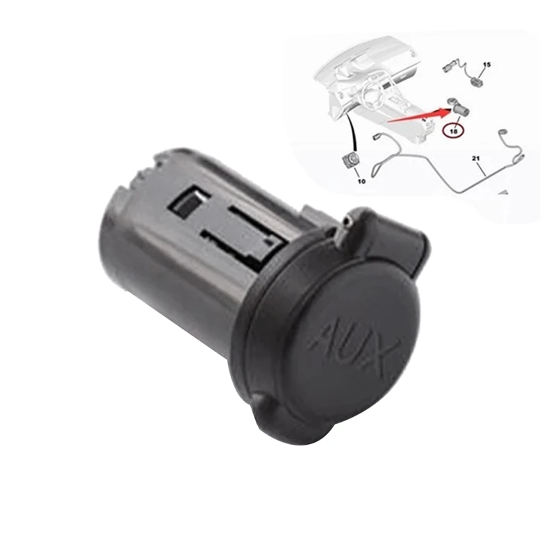 Автомобильный адаптер интерфейса USB AUX вспомогательная розетка для Peugeot Citroen Car