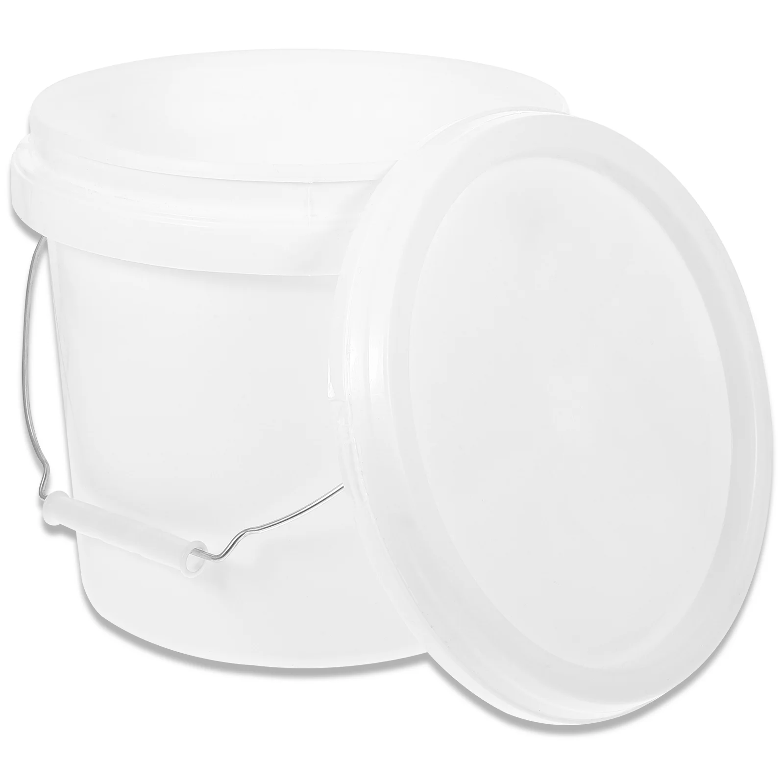 

Bucketwith Cans Can Lid Pails Brush Gallon Container Painting Buckets Empty Holder Pigment Bait Storage Oil Quart Ink Liner