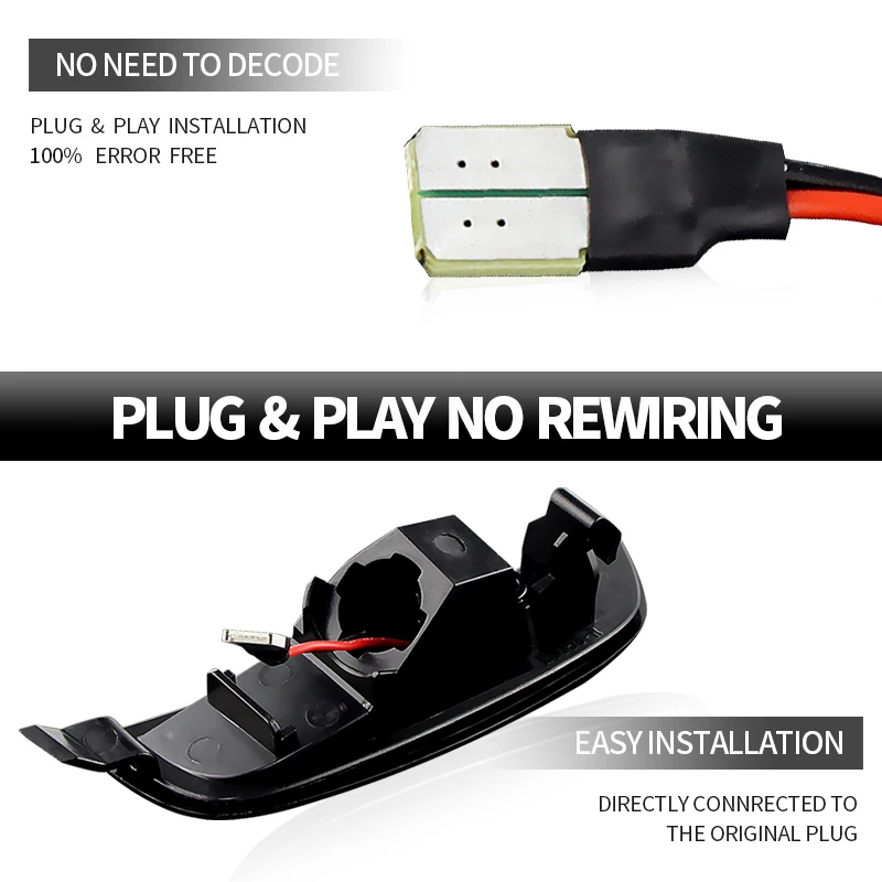 2 шт. для Mazda Miata MX-5 2016 2017 2018 2019 2020 2021 дымчатый/прозрачный объектив задний красный