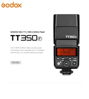 Godox TT350F  Mini Speedlite TTL HSS GN36 High Speed 1/8000S 2.4G  for Fujifilm Camera Flash for Fuji