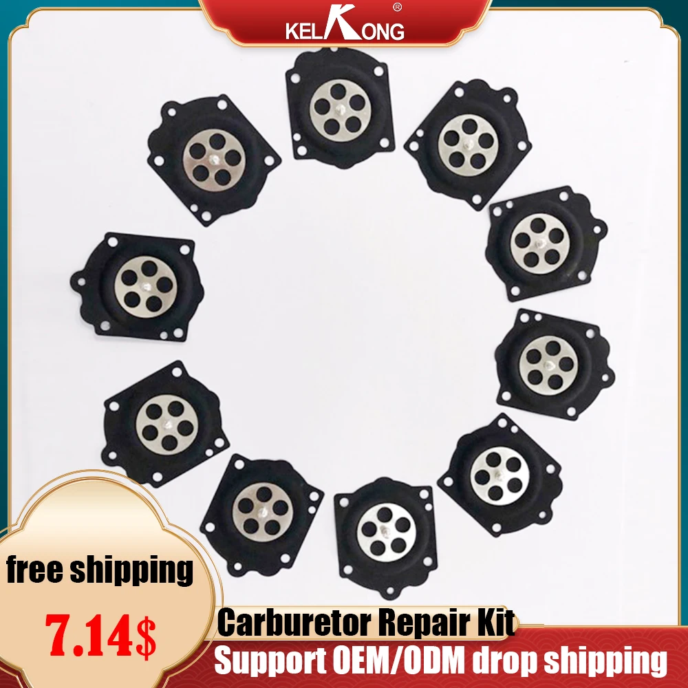 KELKONG 10pcs/lot For Dle 120cc Engine Metering Diaphragm Membrances Gasket Parts Repair Kits