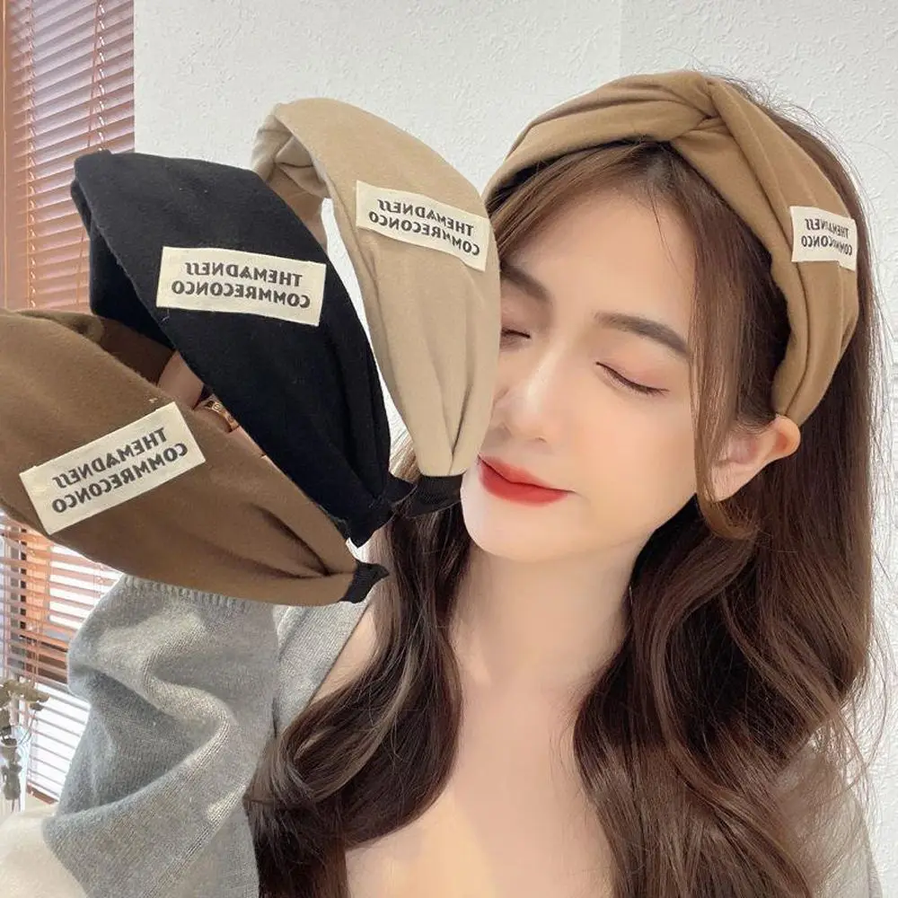 

Color Plastic Gift for Lady Hair Artifact Cloth Women Headwear Hair Accessories Korean Style Headband Fashion Hair Hoop
