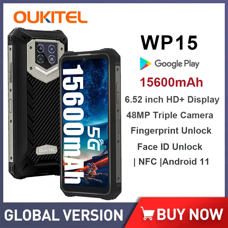 Oukikel 5G Phones Rugged Smartphones Dimensity 700 Octa Core Mobile Phones 6.5 Inch Android 11 Nfc Cellphones Shockproof