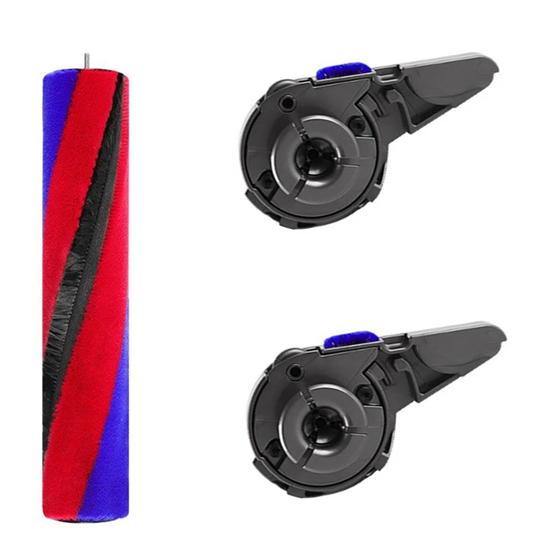 

Сменная роликовая щетка с крышкой для Dyson V12 V15, тонкая пушистая щетка, запчасти для пылесоса, аксессуары