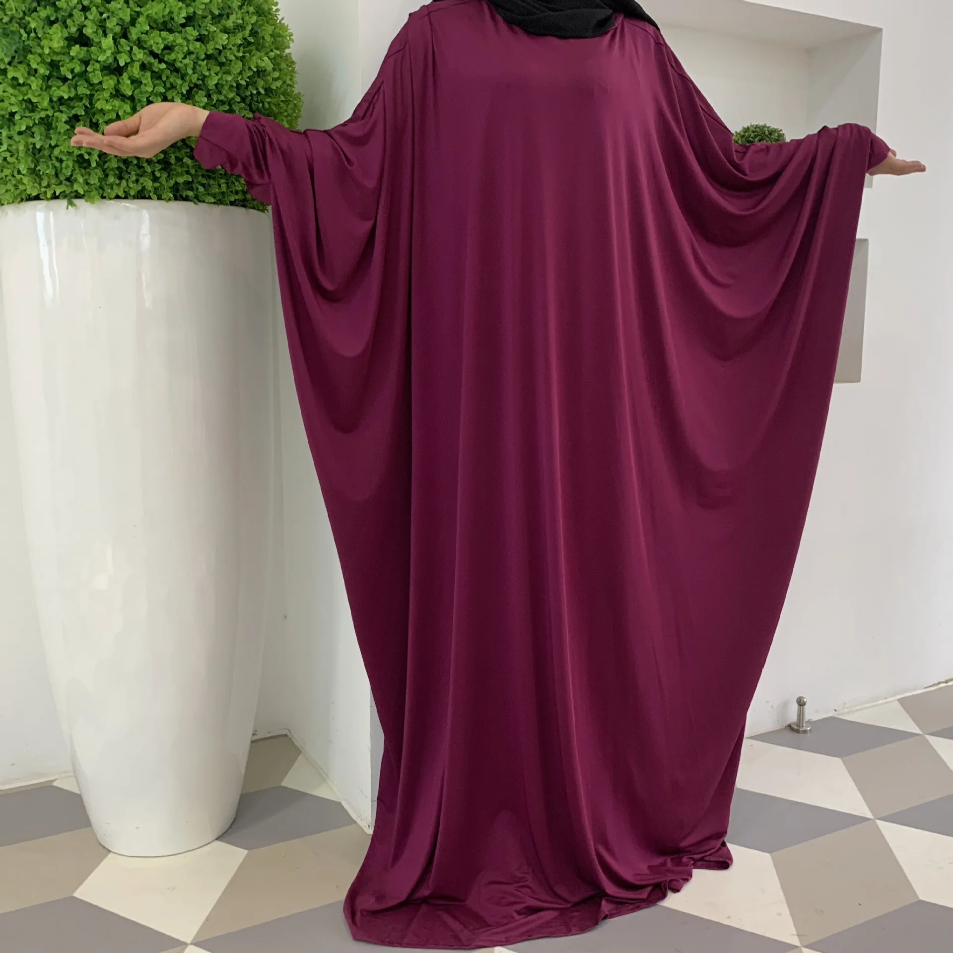 Рамадан Eid мусульманский женский хиджаб Молитвенное платье Jilbab Abaya длинное закрытое платье Khimar Abayas исламская одежда Niqab Djellaba