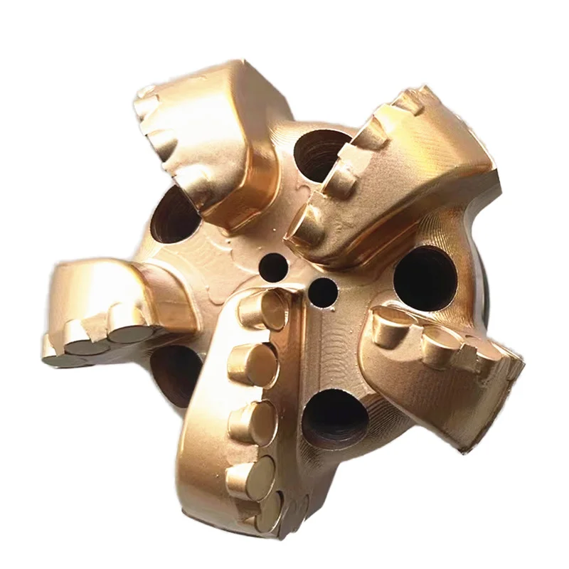 Китайское заводское сверло PDC для горного бурения водяных скважин 215 мм 5 крыльев