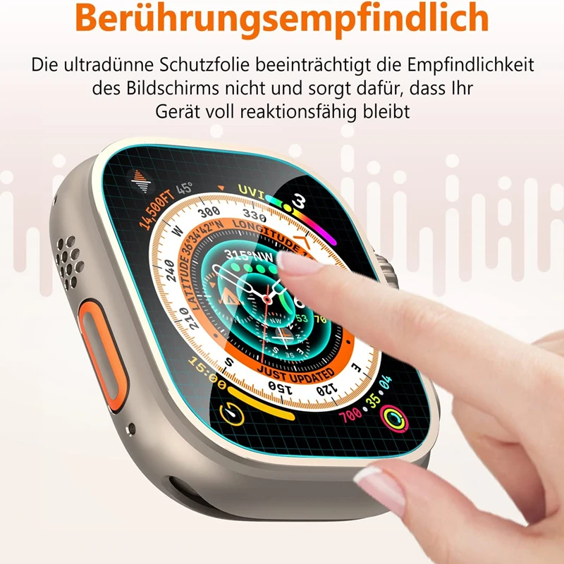 Фото Фотопленка для Apple Watch 44 мм 40 мм 41 мм 45 мм 49 мм 42 мм 38 мм, не стекло для iWatch Ultra 8 7 SE 6 5 4 3 №4