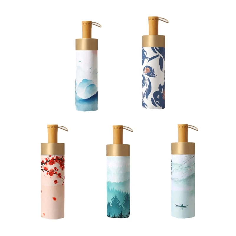 

Винтажный Зонт тройного сложения, 16 костей, для мужчин, для путешествий и активного отдыха