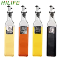 hilife salad bbq cooking tool 500ml olive oil sprayer can seal leak proof cooking wine sauce bottle vinegar bottles