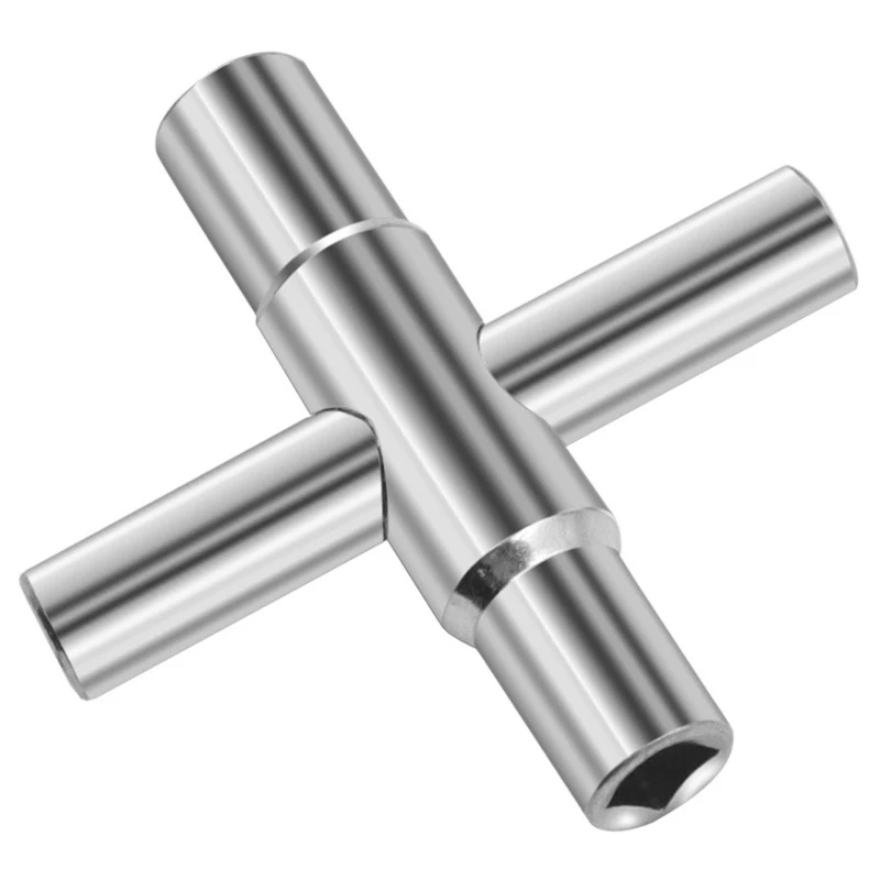 

Four-size Ports Electric Manual Faucet Wrench Square Plumber Wrench Hardware Tools Meter Cabinets Bleed Radiators Faucet Wrench