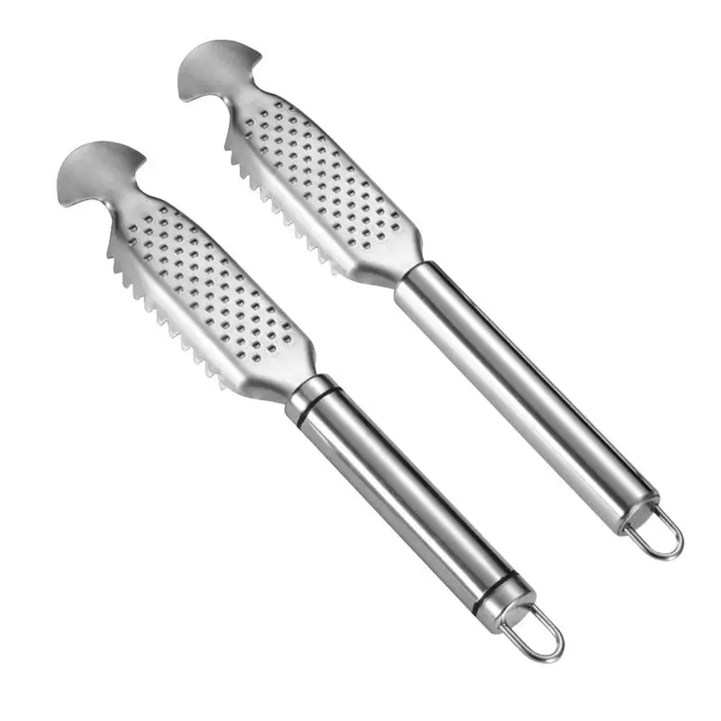 Скребок для рыбной кожи из нержавеющей стали с теркой имбиря инструмент очистки