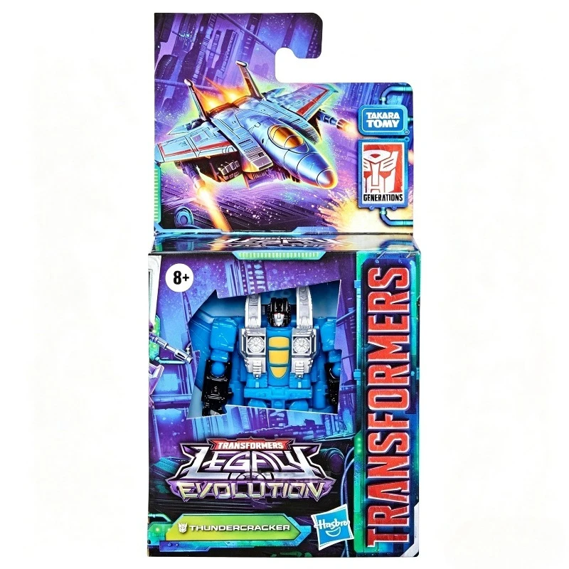 Фото В наличии: Hasbro Transformers Legacy Evolution Core Class Thundercracker, подвижная фигурка робота, коллекционные подарки, хобби-аксессуары. №2
