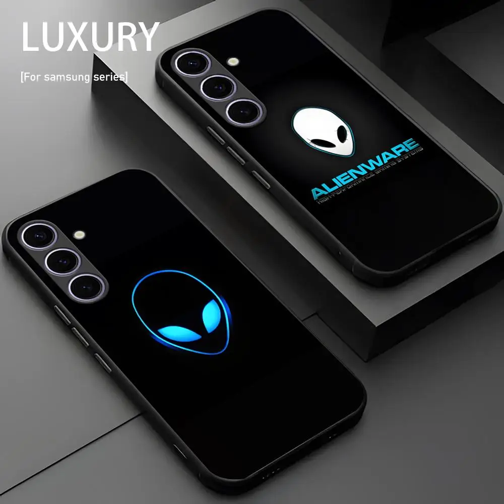 Cool computer A-A-ien-warES Phone Case For Samsung Galaxy S25 S24 S23 S22 S21 S20 Plus Ultra Note20 Soft Black