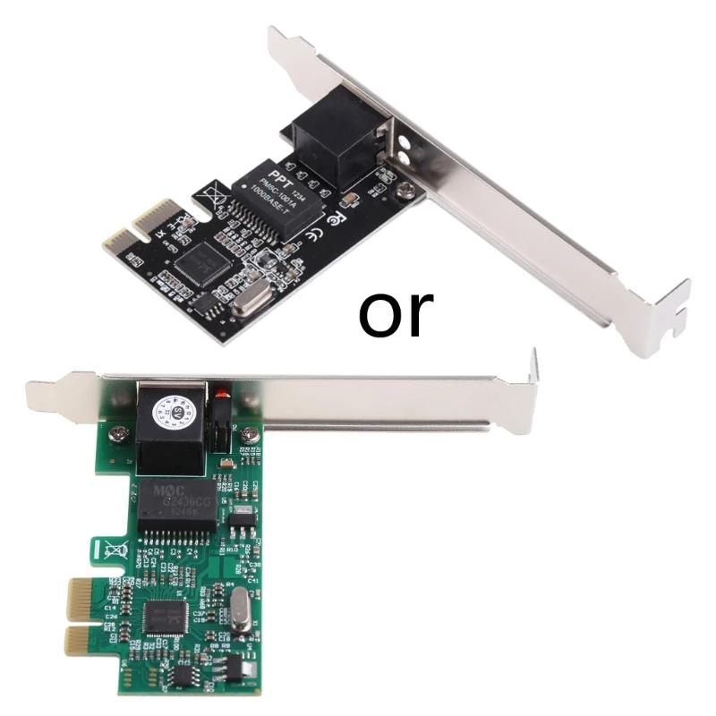 Гигабитная карта Pci-e, адаптер локальной сети PCIE для настольного компьютера, 10/100/Мбит/с, быстрая скорость, Прямая поставка