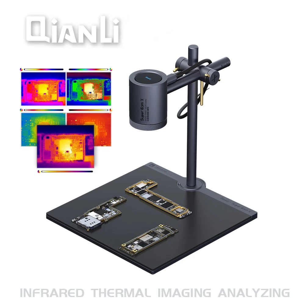 

Qianli Super Cam X 3D Thermal imager for Camera Mobile Phone PCB Troubleshoot Motherboard Repair Fault Diagnosis Instrument Tool
