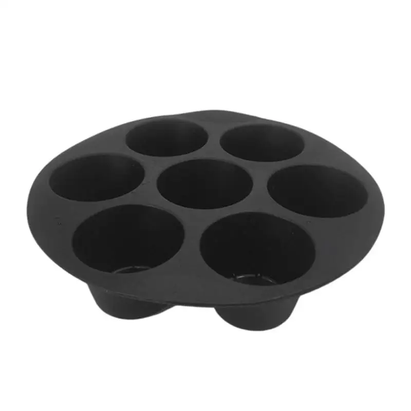 

7 Even Cake Muffin Cup For Air Fryer Accessories Cupcake Molds For Baking Bakeware Silicone Mat Nonstick Pan Mold Pastry Tool