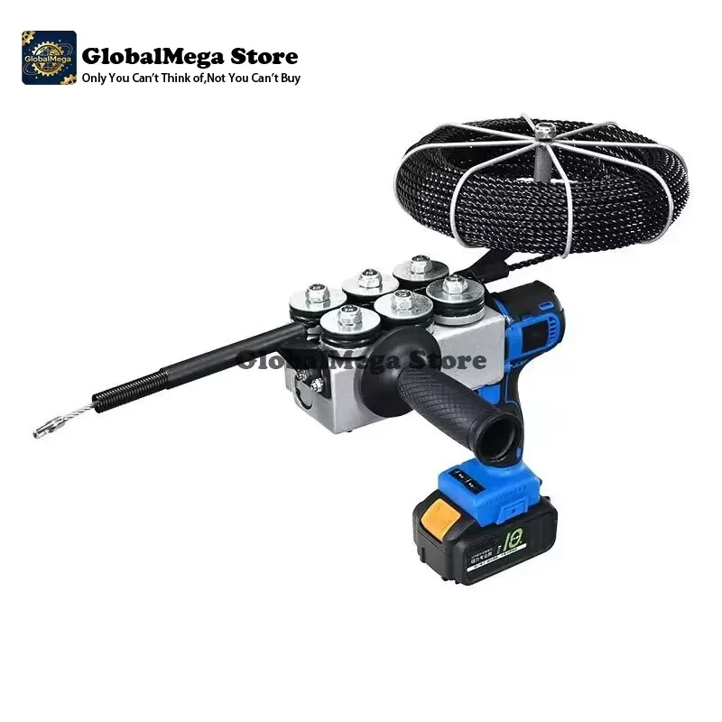 Фото Многофункциональный электрический инструмент GlobalMega Store 110В/220В для скрытой прокладки и протяжки проводов с литиевой батареей, полностью автоматический №2