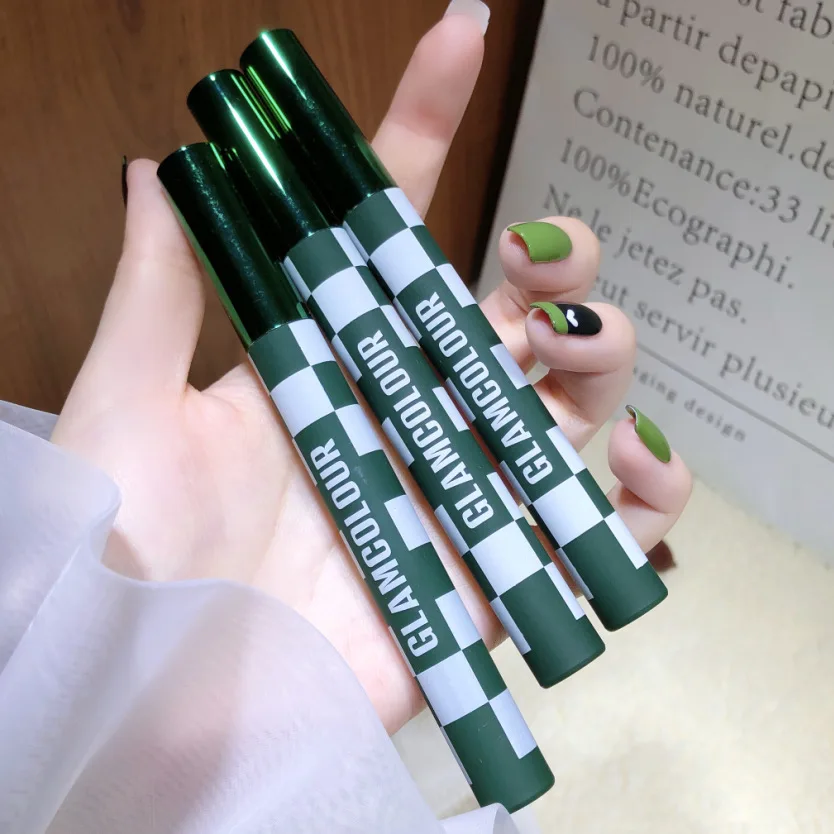 

Eyelash primer magic color checkerboard slender curly thick waterproof long-lasting styling cream vibrato mascara