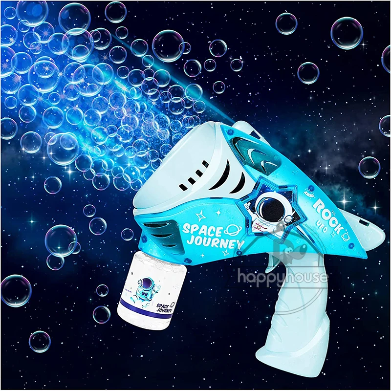 

Bubble Machine Gun Automatic Bubble Maker for Children Racket Launcher Bubble Gun For Kids Electronic Space Bubble Blower Toys