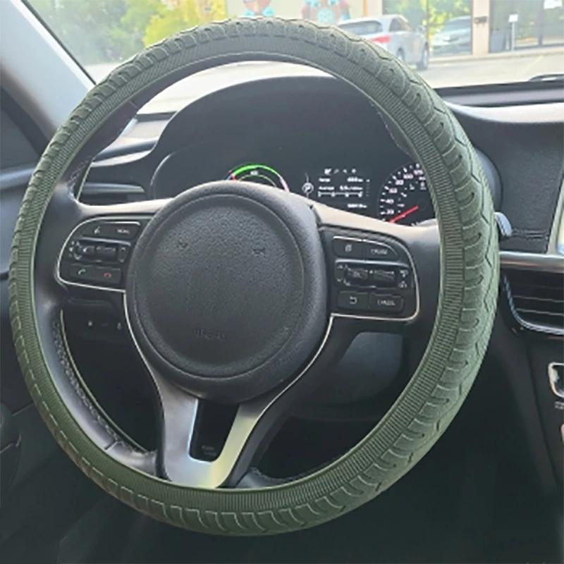

Car Silicone Steering Wheel Cover Fit For Audi Toyota LADA BMW Mazda Opel Volkswagen Honda Peugeot KIA Hyundai SEAT MG Ford etc.