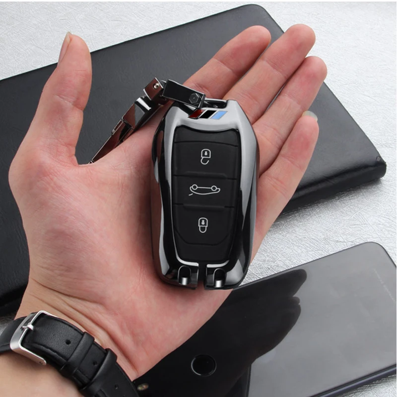 

Car Remote Key Cover Case For Citroen C4 C5 X7 C4L C6 C3-XR For Peugeot 408 508 4008 5008L 3008 301 308S RCZ E2008 Car Styling