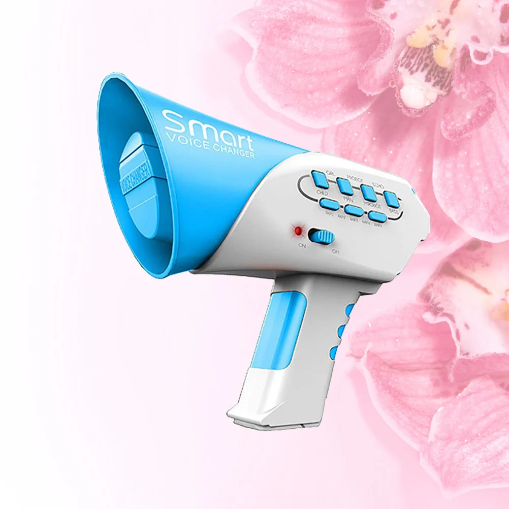 

1Pc Voice Changer, Multi Voice Changer Voice Modifiers Speaker Handheld Loudspeaker for, Role Play, Party Supplies, Blue