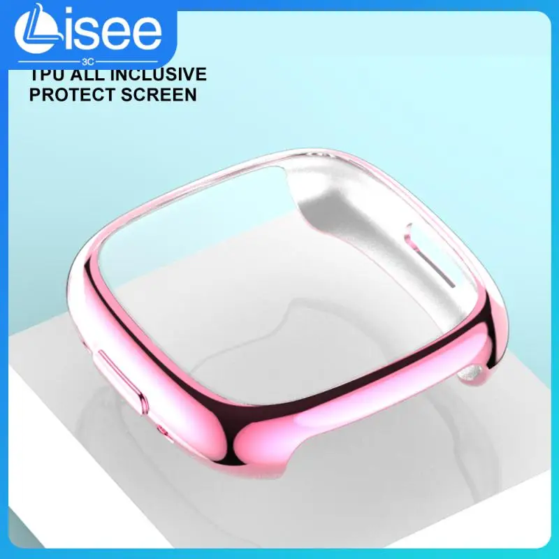 

Anti Shock Bumper Screen Protector Dustproof Anti-drop Electroplated Shell All-inclusive Protective Case Tpu Watch Shell Cover
