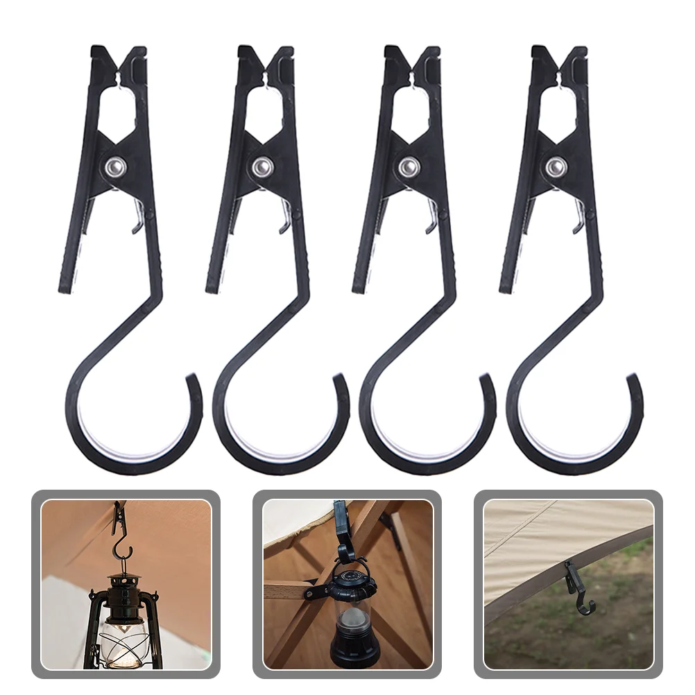 

Outdoor Tent Hook Canopy Clamp Tarp Clip Camping Hanging Tents Plastic Fixing Peg Supply Useful Tarps