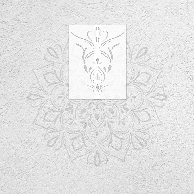 

Трафарет 130-110 см для декора, настенная шпаклевка, штукатурка, шаблон, кирпич, очень огромная гигантская мандала, круглый цветок, лотос S261