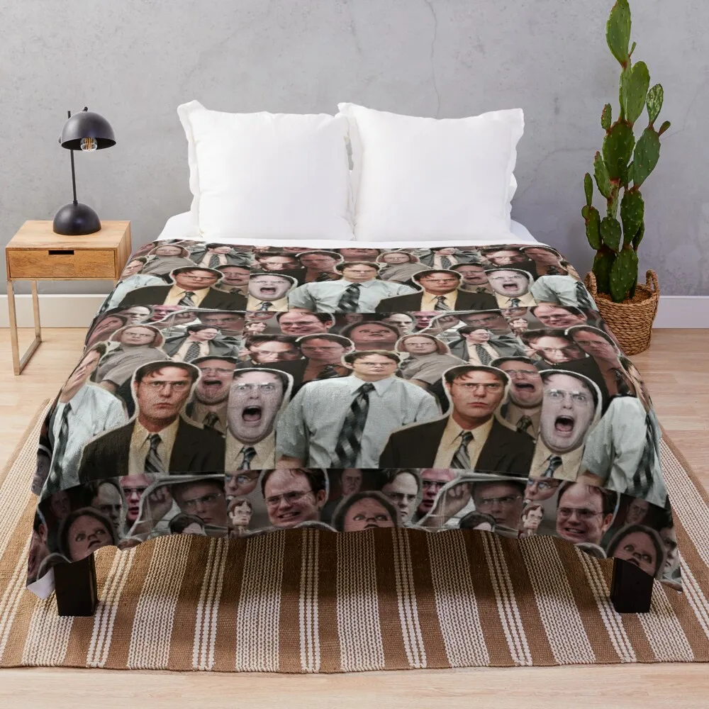 

Dwight Schrute - The Office Throw Blanket Blankets For Sofas