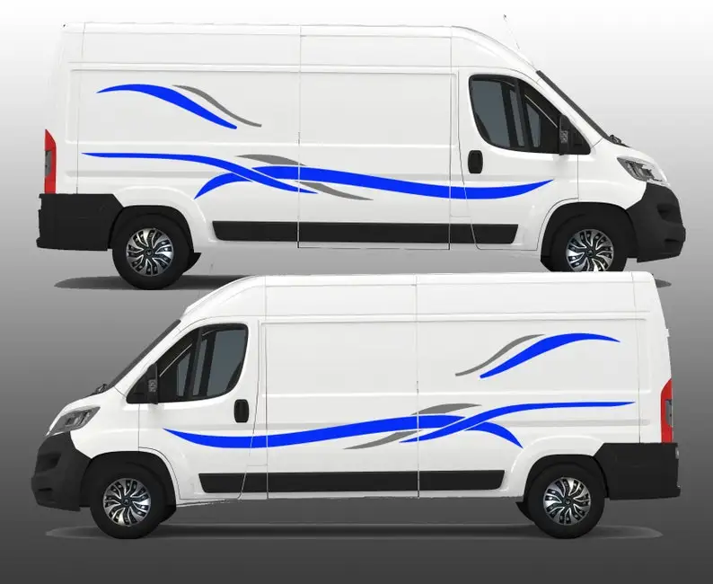 

Vinyl Graphics Kit Decals for Campervan & Motorhome Decal Stickers