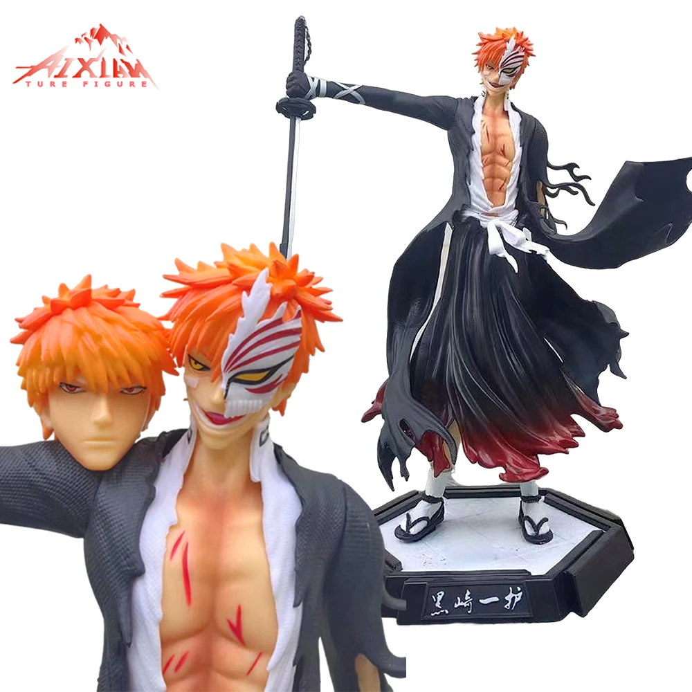 

Экшн-фигурка Kurosaki Ichigo, 31 см, отбеливающая фигурка #991 Kurosaki Ichigo, аниме фигурка из ПВХ GK, статуэтка, Коллекционная модель, кукла, игрушка