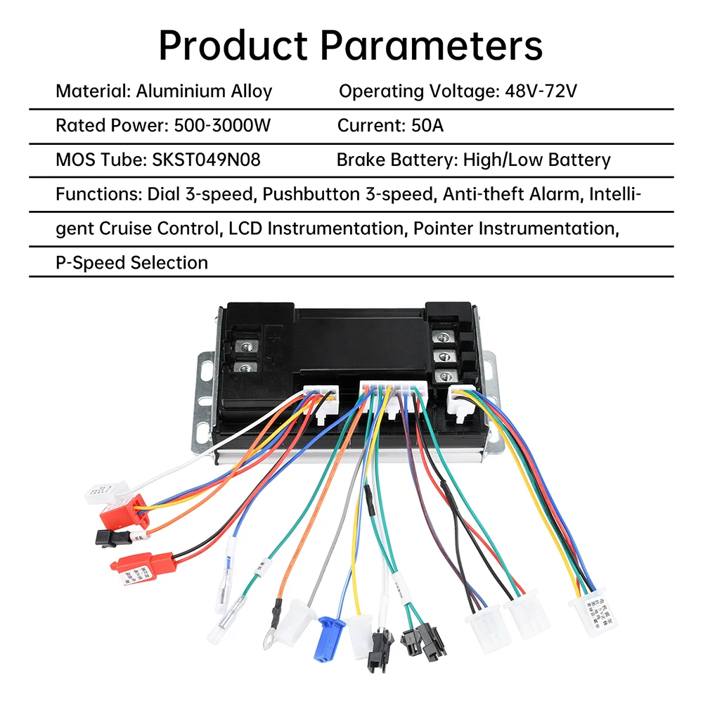 

Aideepen Sine Wave Electric Bike Controller 500-3000W