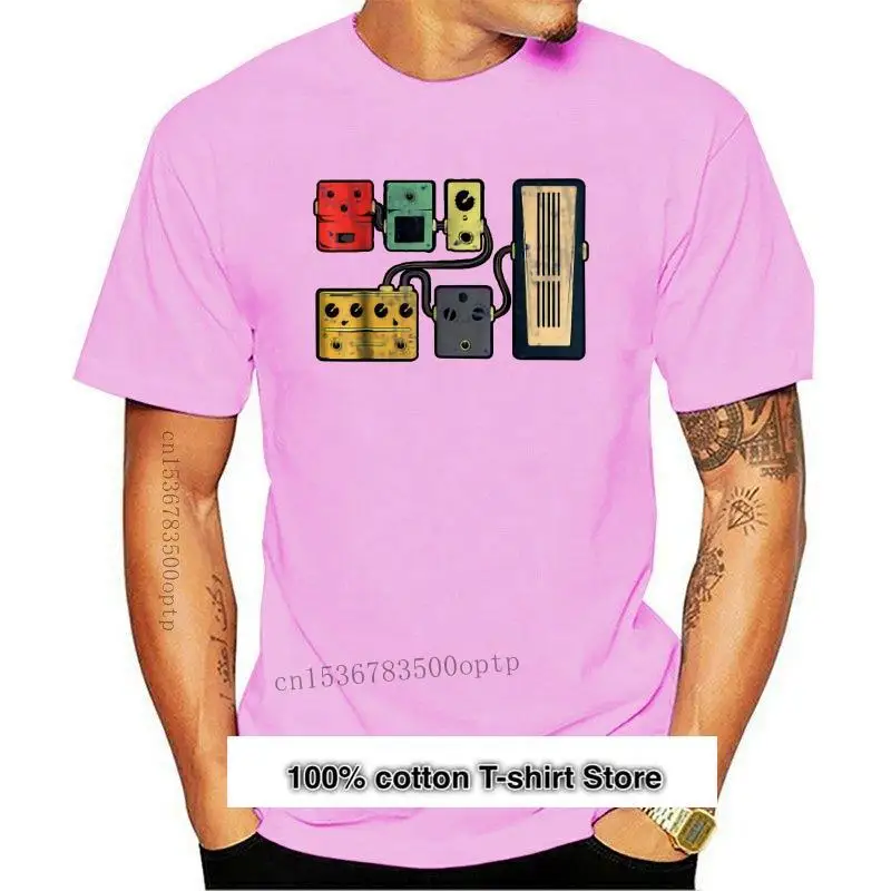 

Camiseta Unisex con Pedal de efectos de guitarra, camisa desgastada, Retro, Vintage, nueva tendencia