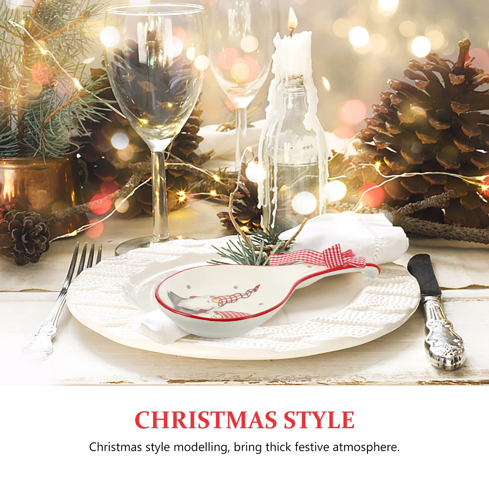 Декор в виде божьей коровки стойка для столовых приборов форме ложки