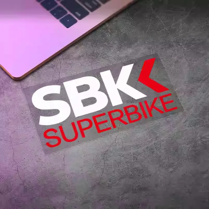 

Автомобильные наклейки для мотогонок SBK SUPERBIKE, авто, графическая наклейка, украшение для мотоциклетного велосипедного шлема, графика