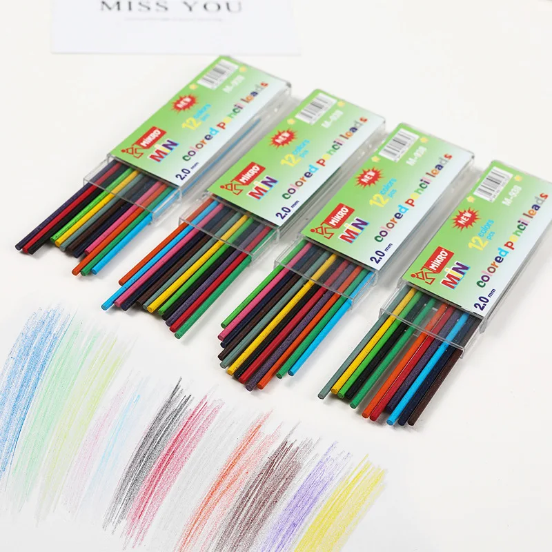 Leads Set 2.0 2b Pencil Rod Colored Automatic Pencil Core Re