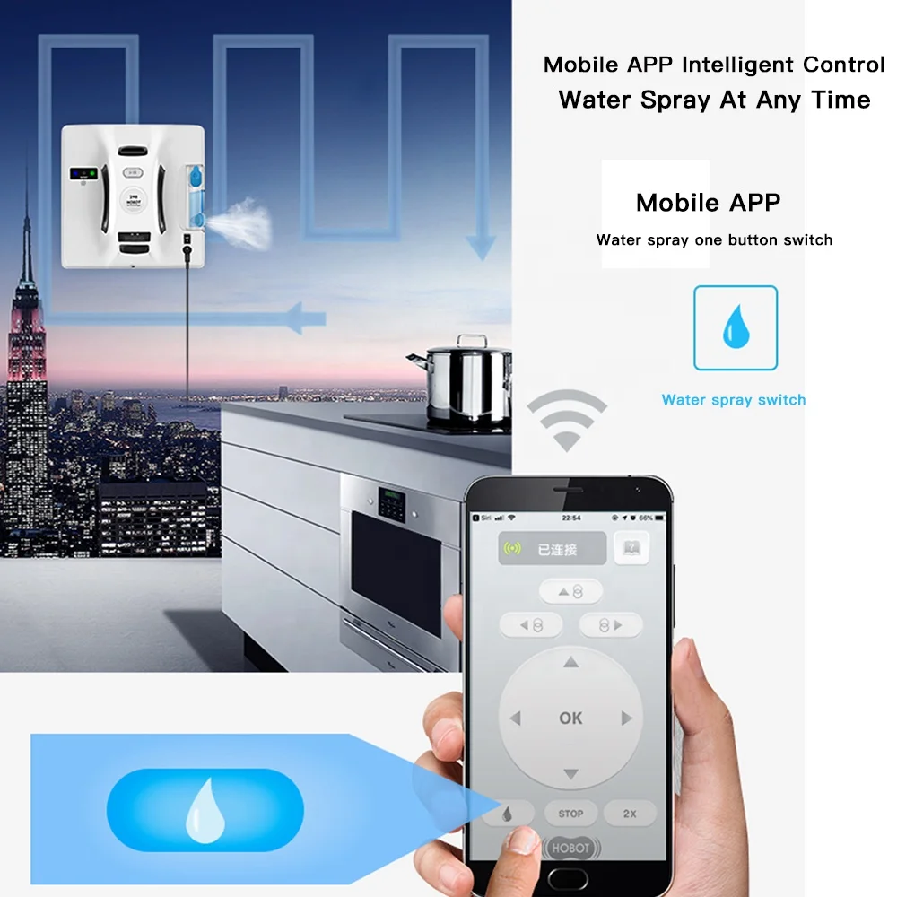 

Робот-пылесос HOBOT 298 с Wi-Fi и пультом ДУ