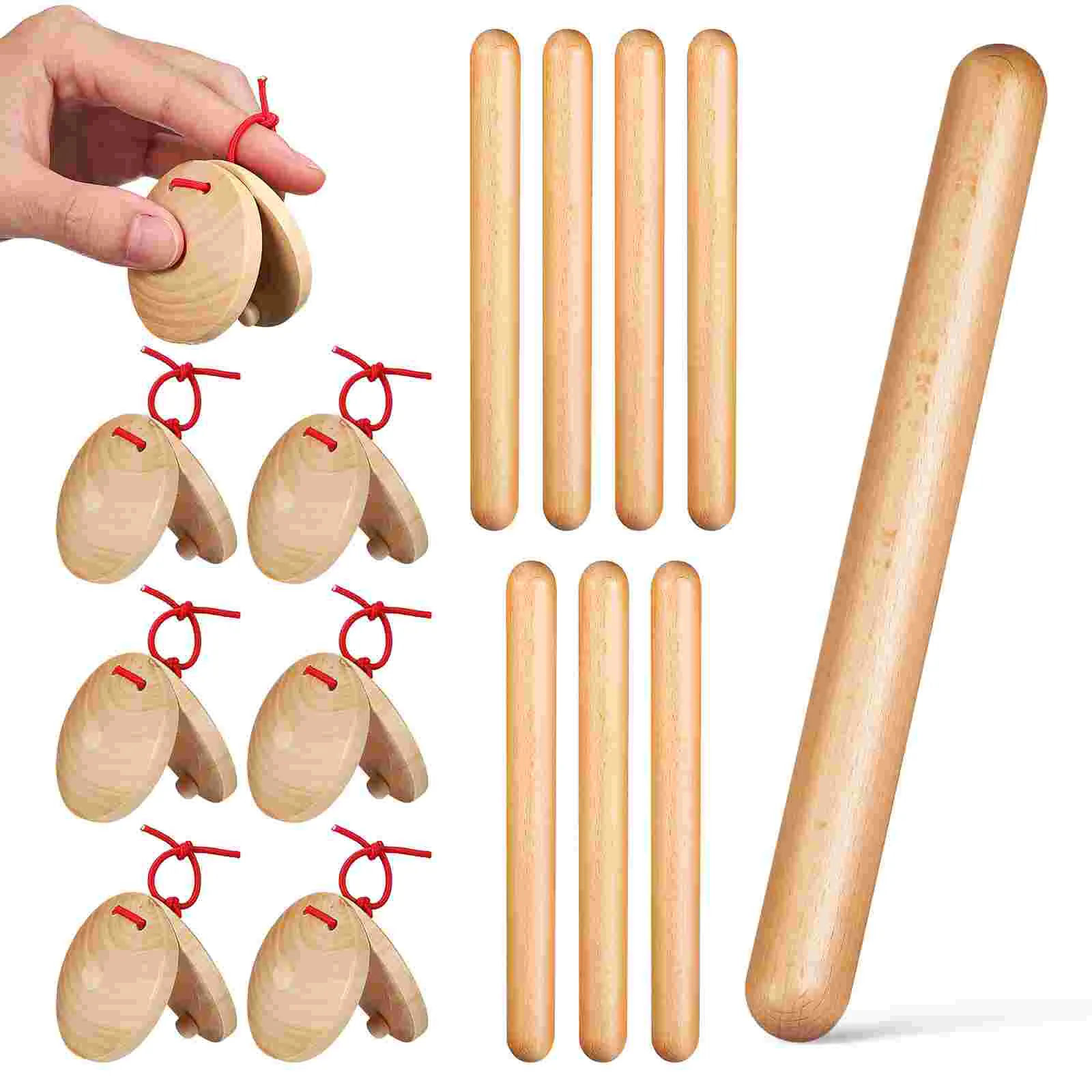 

4 пары, деревянные бриллианты для детей, 4 пары