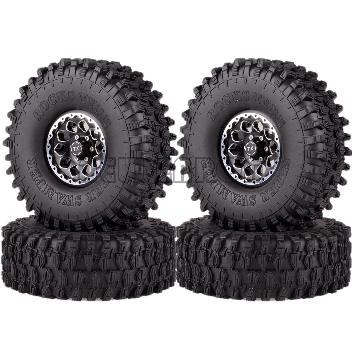 

NEW ENRON 4P 1.9" Metal Beadlock Wheel Rims &120MM Tyre Tires For RC 82046-4 TRX-4 Ford Bronco TRX4 Tamiya CC01 MST jimny D110