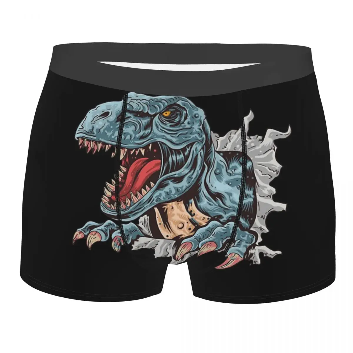 

Ferocious Tyrannosaurus Jurassic Park Dinosaur Underpants Cotton Panties Male Underwear Comfortable Shorts Boxer Briefs