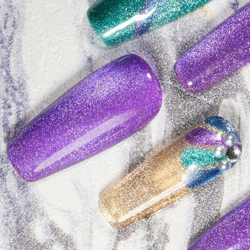 Магнитный Гель-лак для ногтей кошачий глаз 8 цветов |