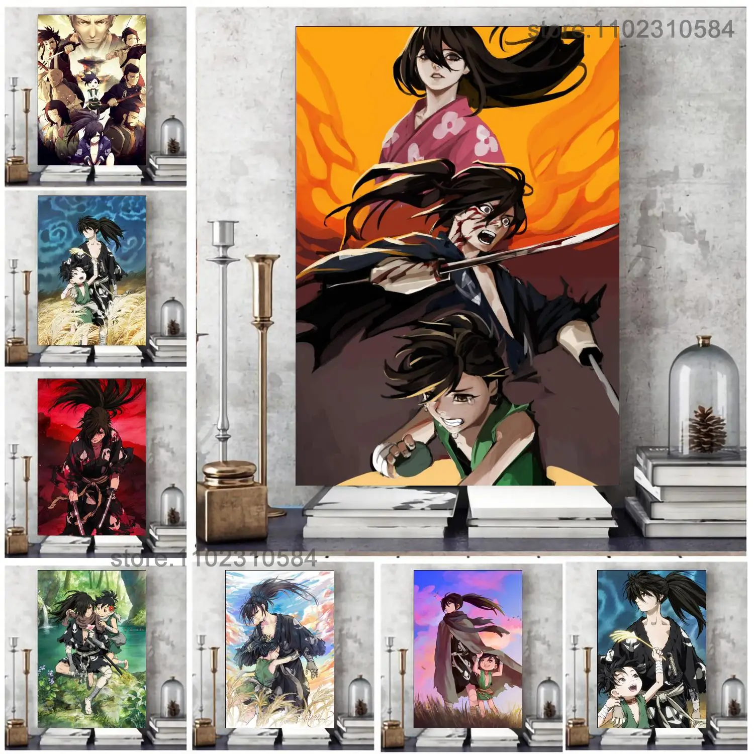 

Dororo Poster Japan Anime Poster Wall Art Canvas Posters Decoration Art Poster Personalized Gift Modern Family bedroom Painting