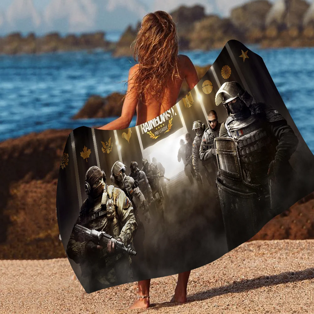 Полотенце из микрофибры для пляжа быстросохнущее