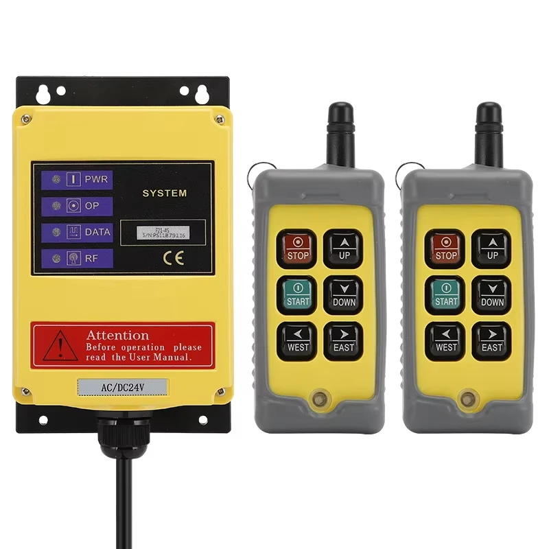 F21-4S промышленный пульт дистанционного управления, 4-кнопочный переключатель, 12 В, 24 В, электрическая таль, кран, лифт, односкоростной беспроводной пульт дистанционного управления Q400